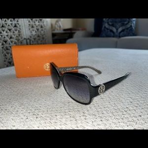 Tori Burch black sunglasses